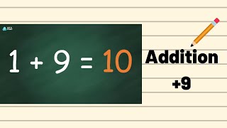 Addition, Adding 9 |Simple Additions| Basic & Simple Maths for Kids |Calm and NO Sensory Overload.