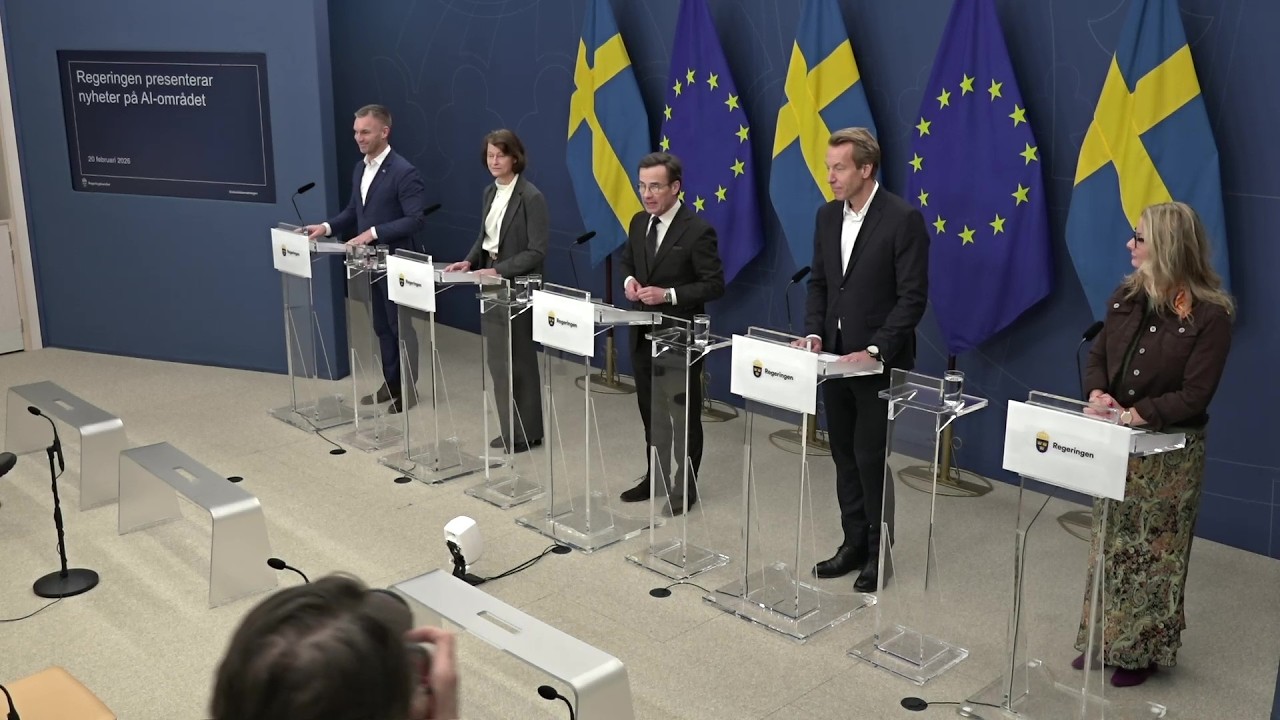 Regeringen presenterar nyheter på AI-området