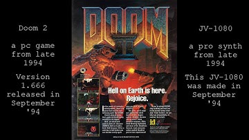 Doom 2 - Roland JV-1080 (General MIDI) - Title + Entryway themes
