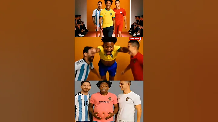 CR7 MESSI AND ISHOWSPEED 🤣😂 AI EFFECT