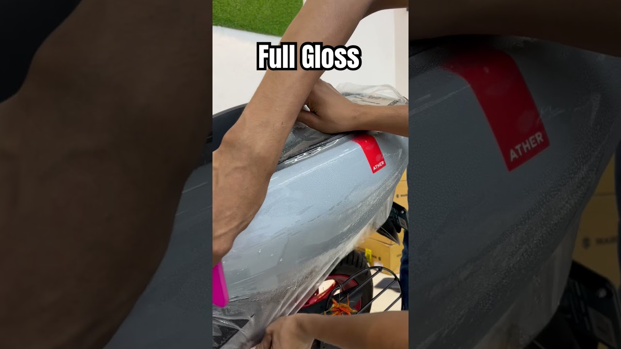 Ather fully protected with gloss ppf paint protection flim