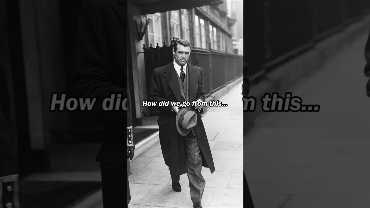 Men's fashion Then and Now