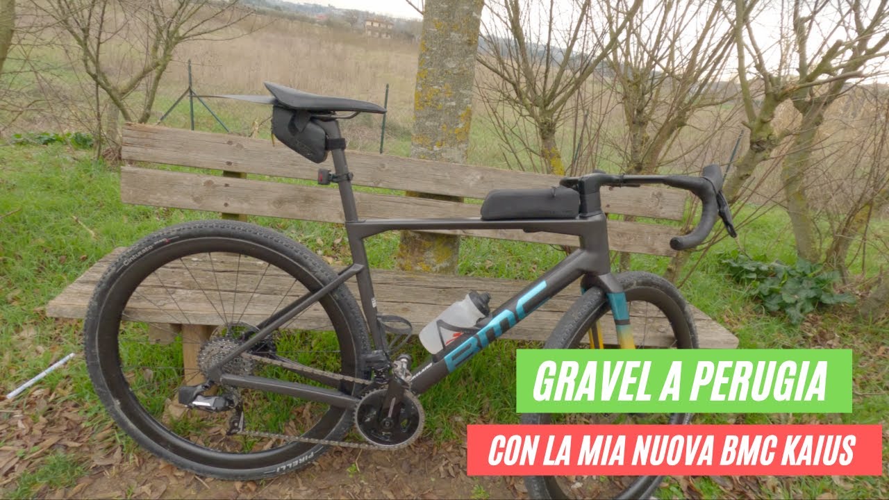 Giro in Gravel a Perugia sulla Ciclabile del Trasimeno con la mia nuova BMC Kaius