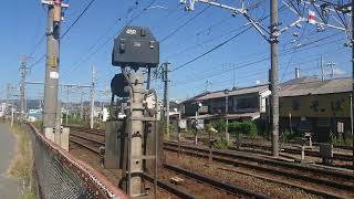 【JR阪和線】和歌山北二踏切 特急くろしお(287系):新宮行 通過