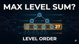 Leetcode - 1161 | Maximum Level Sum of a Binary Tree | Code Kakoon