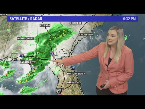 Scattered storms Sunday night, Some rain earlier Monday and then cooler ...