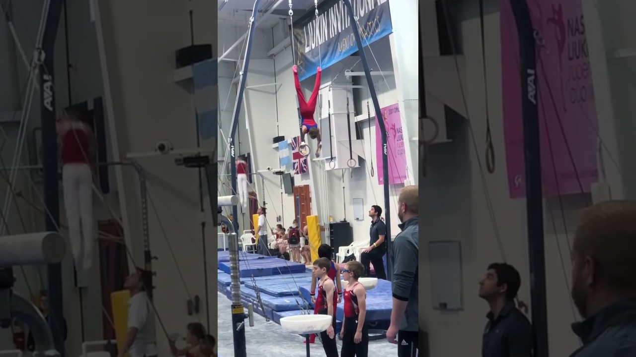 JD's 1st Place Level 7 Rings Routine at 2017 Valeri Liukin Invitational