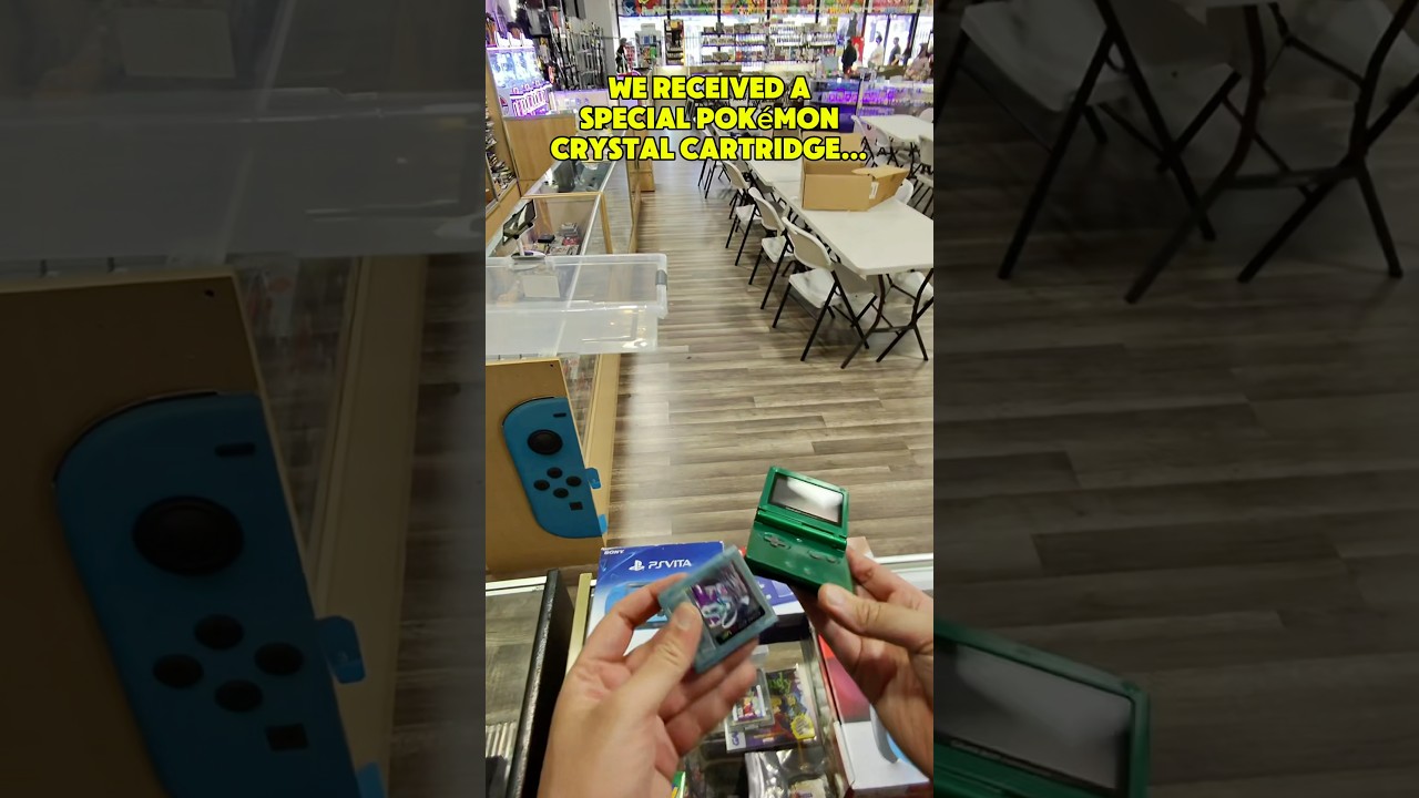 Этот картридж Pokémon Crystal особенный