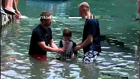 Ben Coulombe baptism