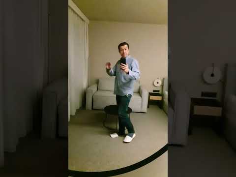 tour of my hotel room - face reveal #shorts