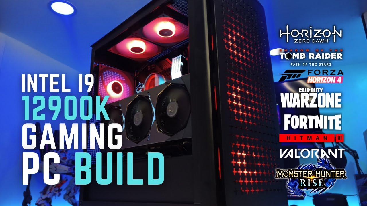 Gaming PC Build Intel Core i9 12900K RTX 3080 MSI Z690 Edge 32GB RAM ...
