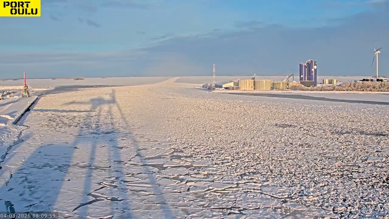 Finland - Port of Oulu - Timelapse 4.3.2026