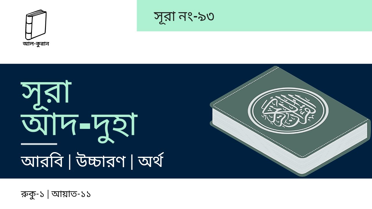 Surah Duha Bangla Ucharan Surah Duha Bangla Onubad surah-duha-bangla-ucharan-surah-duha-bangla-onubad