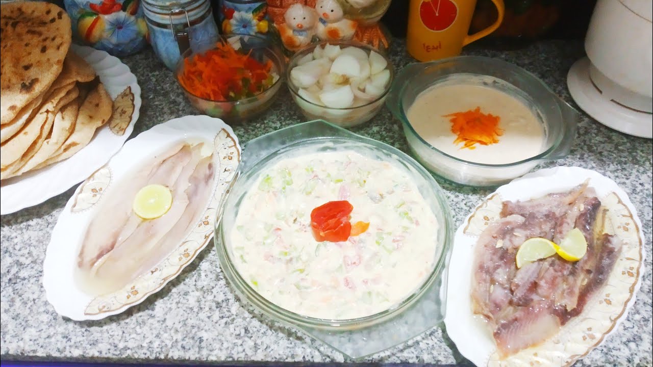 سمكتين من الرنجة عملت منهم اكتر من نوع/رنجه بالمايونيز/موس بالطحينة/بالزيت والليمون طعمها تحفة