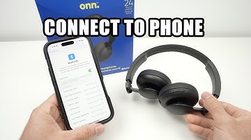 Onn Headphones : How to Pair With Phone Using Bluetooth