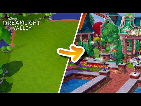 Turning the Tulip Town Kit Into a Dreamy Dutch Plaza (Cosy Longplay) | Disney Dreamlight Valley