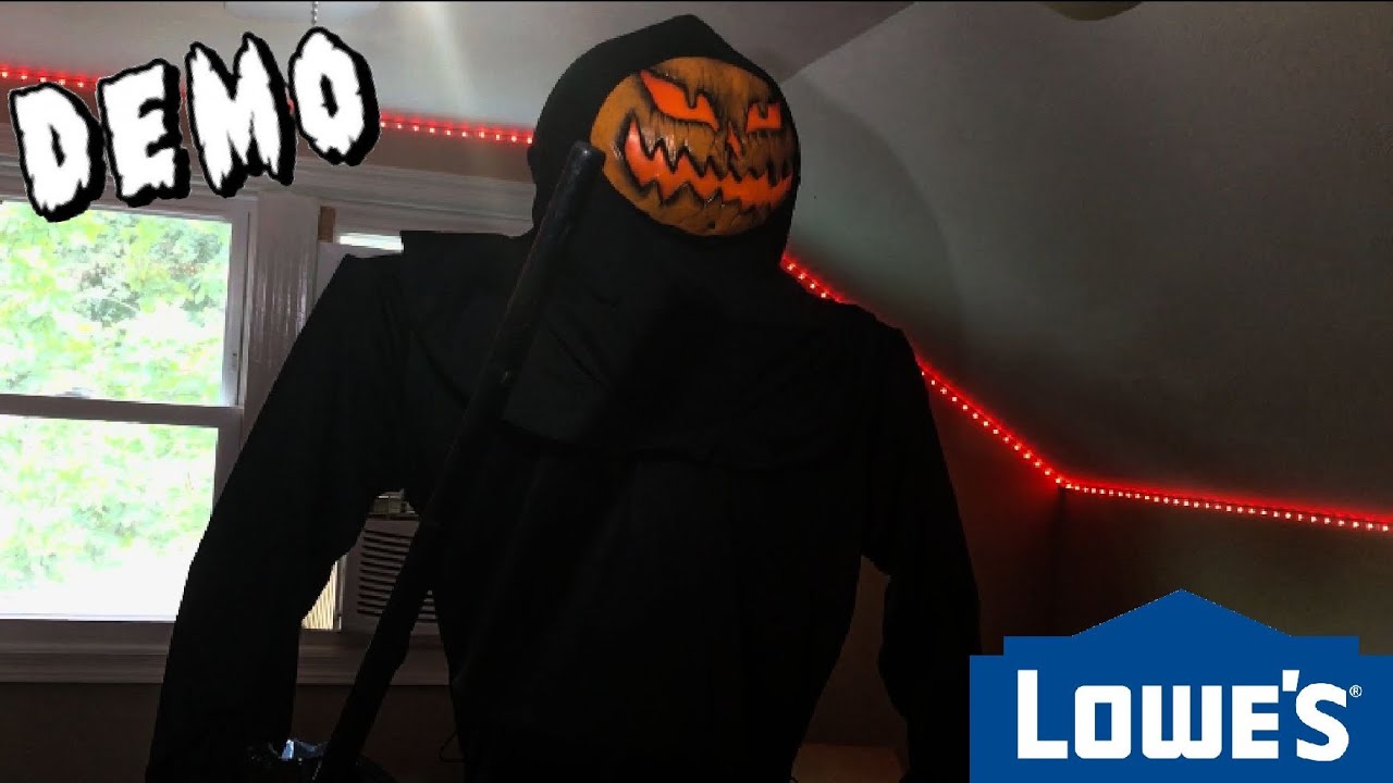 Lowe’s Animated Pumpkin Reaper | DEMO