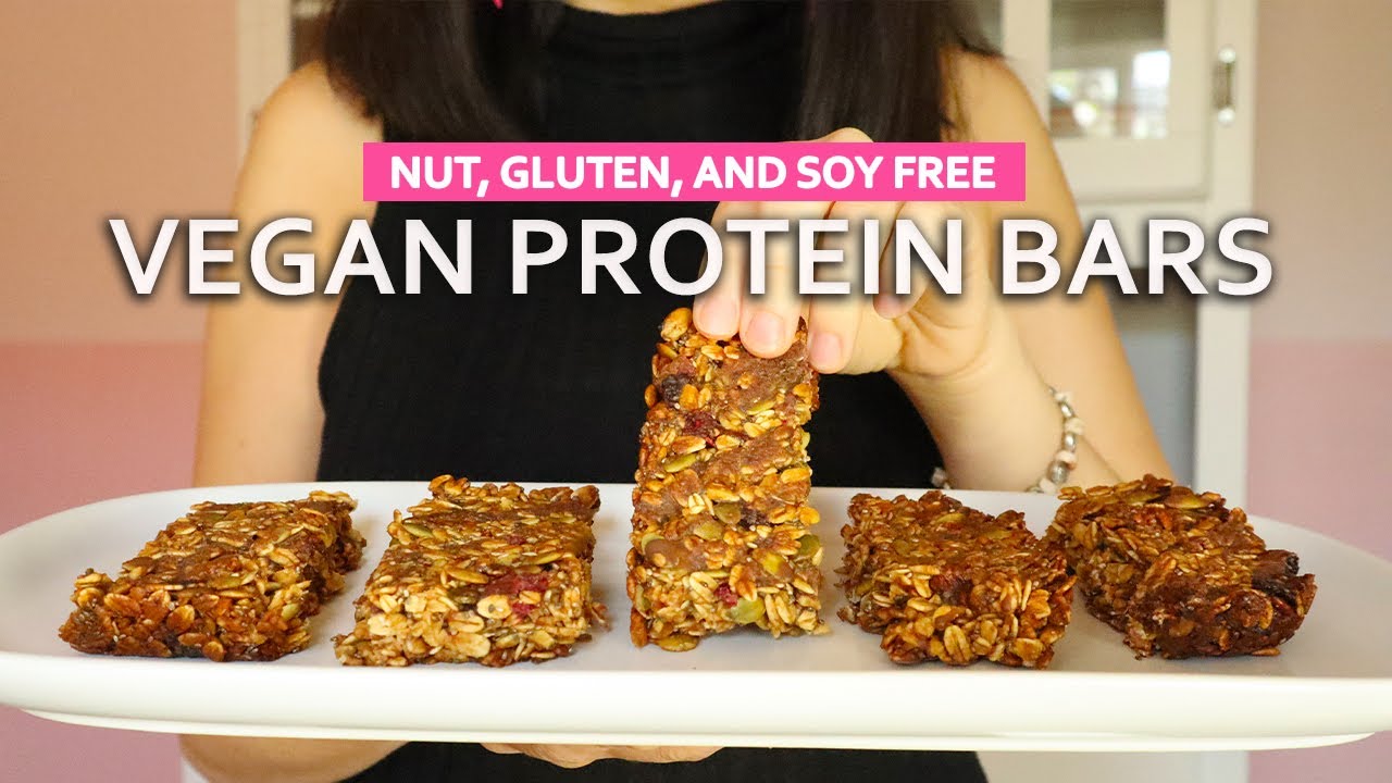 How to Make Nut Free Vegan Granola Bars YouTube