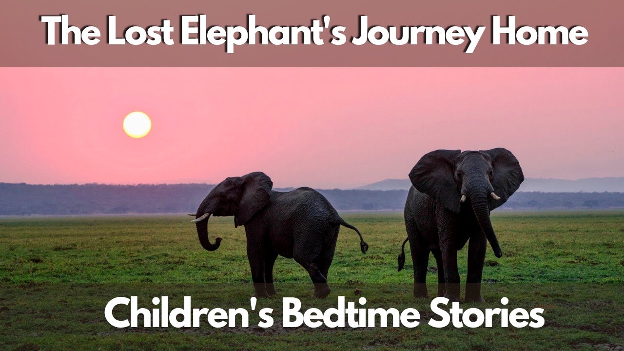 The Lost Elephant's Journey Home - A Children's Bedtime Story