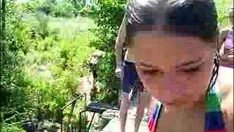 Gainers off a bridge