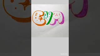 How to draw EVA in 3d style easily #shortsfeed #viral #shorts