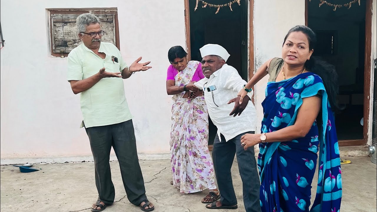 दोन बायका फजिती आयका बाबुरावचा मधीच भुगा 😂