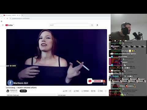 Forsen Reacts to Girl Smoking - 1 MONTH SMOKING UPDATE