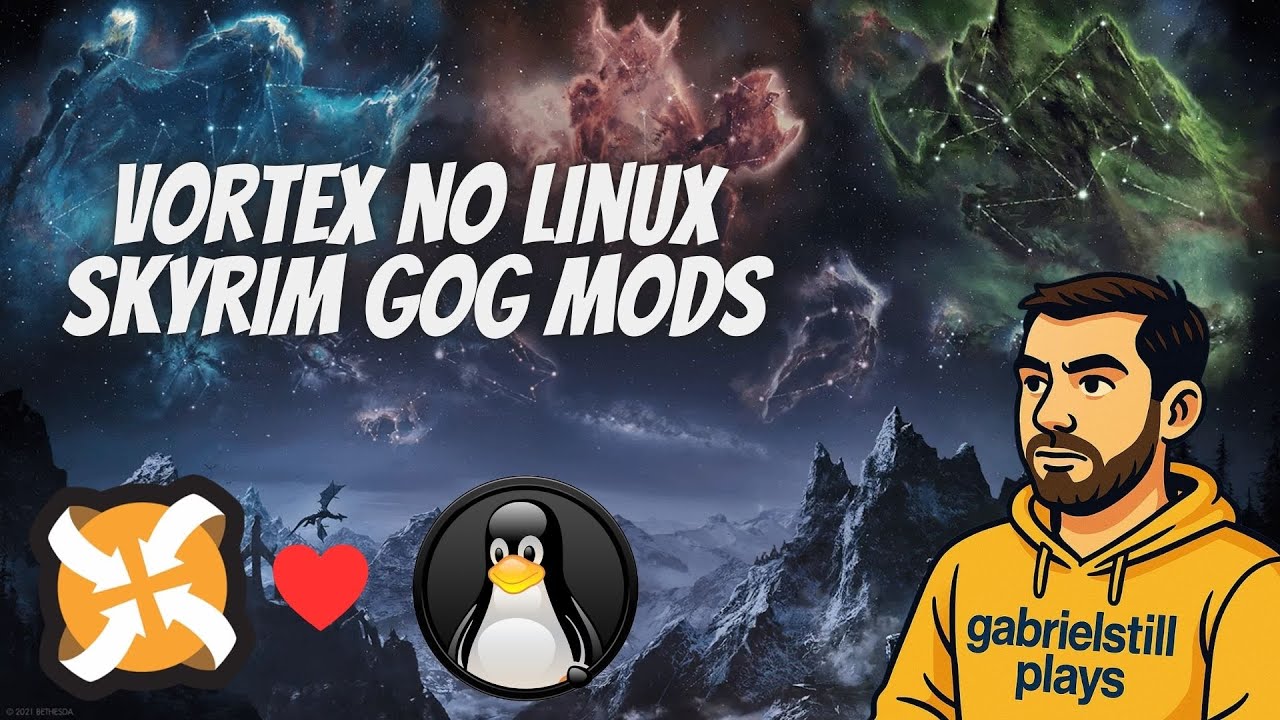 Instalar Mods no Skyrim GOG no Linux - Tutorial em Português (Vortex + Heroic)