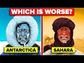 Antarctica vs Sahara - Could You Survive 1 Year In Extreme Temperatures