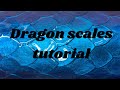 Dragon scale tumbler tutorial using card stock and mica powder