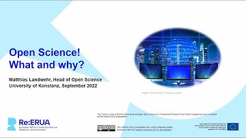 Open Science Module 1: Open Science! What and Why?