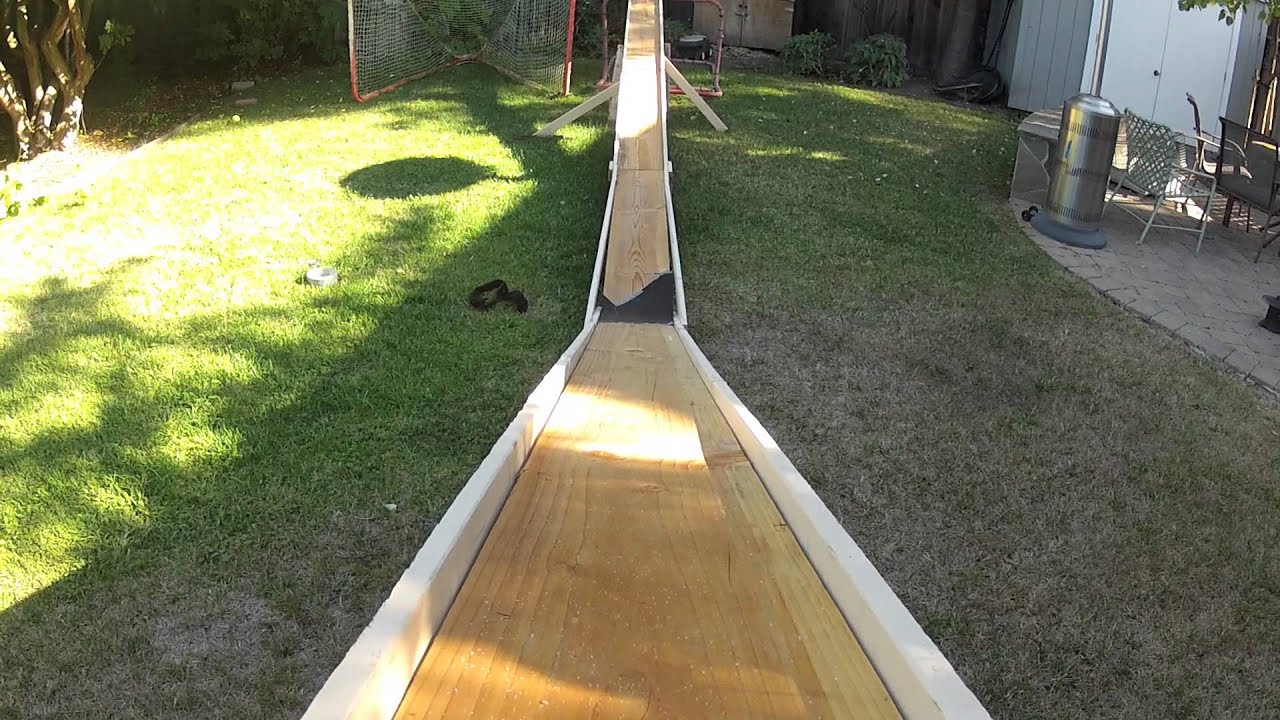 Backyard Roller Coaster 2013 - YouTube