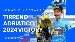 How Jonas Vingegaard won Tirreno-Adriatico 2024 🏆 | Eurosport Cycling