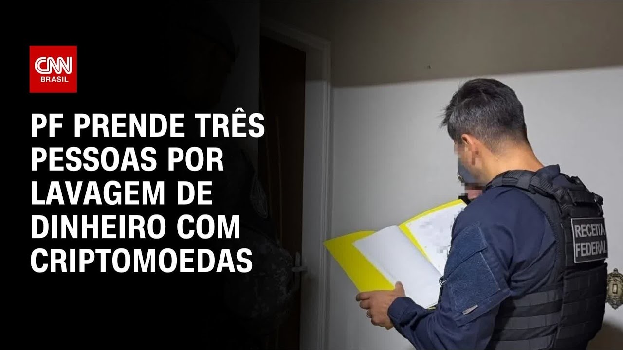 PF prende três pessoas por lavagem de dinheiro com criptomoedas | CNN 360º