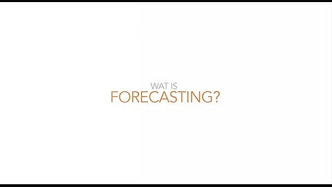 Wat is Forecasting?