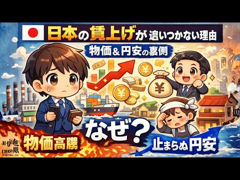 🇯🇵 日本の“賃上げ”が追いつかない理由｜物価と円安の裏のメカニズム