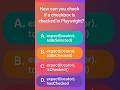 How to Check If Checkbox Is Checked in Playwright? | Playwright MCQ #shorts