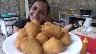 COMO PREPARAR COXINHA E MOLHO DE PIMENTA DE LANCHONETE