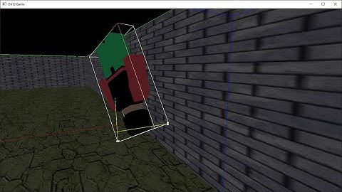 DirectX12 game from scratch in C++ (Implementing debuging visuals for the physics: Contact inform…