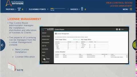 Automation Anywhere Lesson-3(Licence Management & Processing)