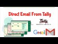 How to email direct From Tally How to email Invoice from direct Tally Email report from direct Tally