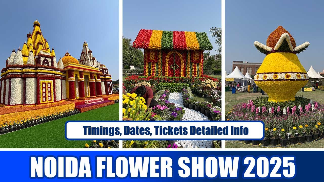 ये नहीं देखा तो कुछ नहीं देखा 😱👌🌸 Noida Flower Show 2025 🪴 Detailed Video