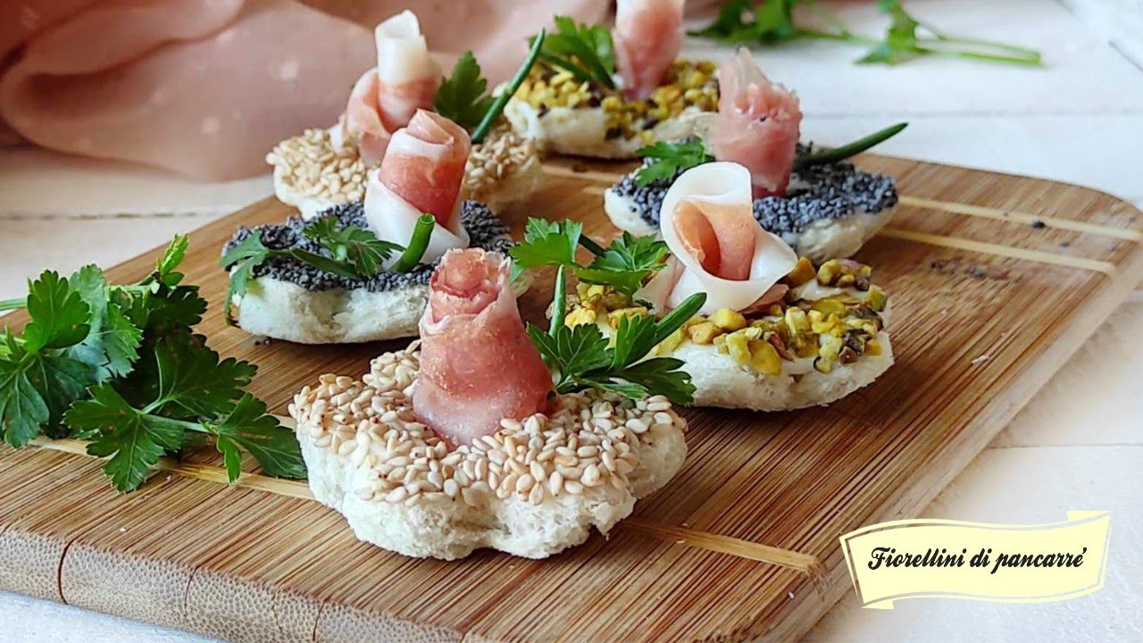 Antipasti di Pasqua fiorellini di pancarré: Un'Idea Creativa semplice e veloce