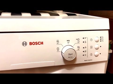 Значки на посудомоечной машине Bosch