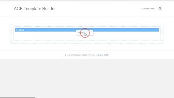 ACF Template Builder