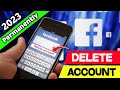 How To Delete Facebook Account Permanently 2023 | Facebook Account Delete Kaise Karen |