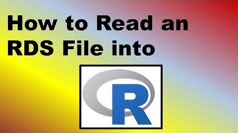 How to Read an RDS File Into R – Demonstration