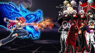 Mugen Kof Kung Fu Girl Kaoru Vs Lord Igniz, Element Team, Orochi Iori Team