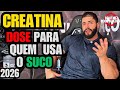 QUEM USA O SUCO TEM QUE TOMAR MAIS? A Dose Real de Creatina para Hormonizados