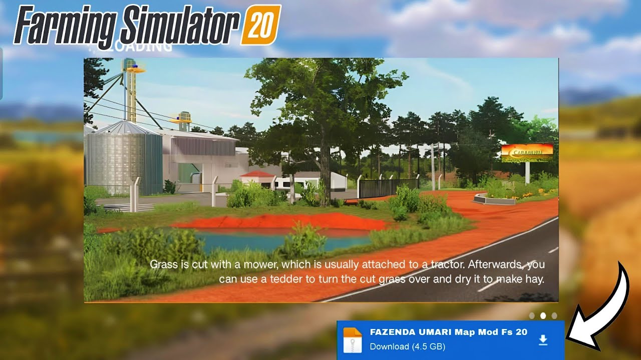 Farming Simulator 20 Fazenda Brasil 🇧🇷 Map || Fs 20 Update Map Mod Download || FS20 Apk